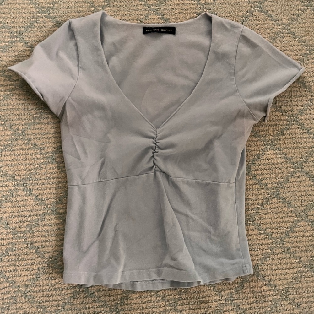 ⭐️Brandy Melville⭐️ blue Gina top! OSFA but fits more xs/s/m. Good condition!
